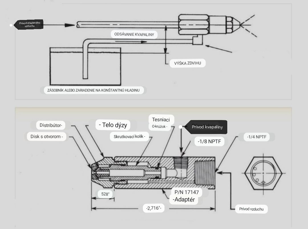 Horák tryska na vyjety olej - 6