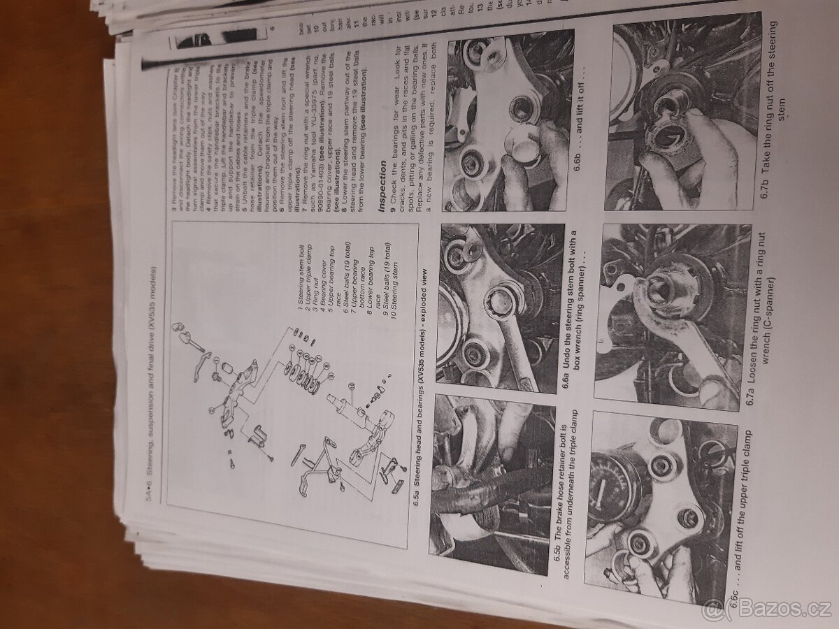 Yamaha XV Virago dílenská příručka - 6