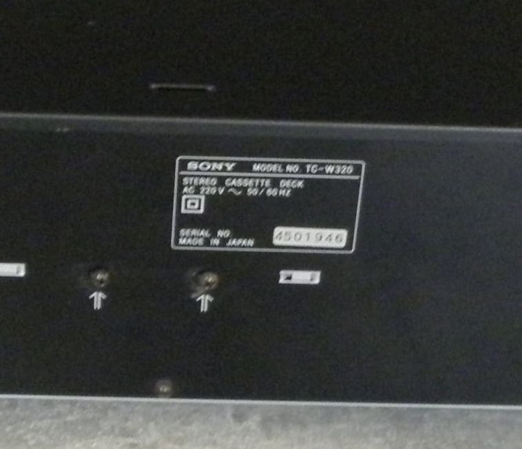 SONY TC-W320 kazetový magnetofon - 6