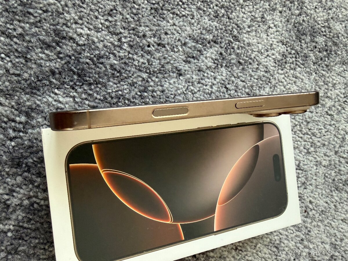 iPhone 16 PRO 512GB - 91% kodnice Desert Titanium - 6