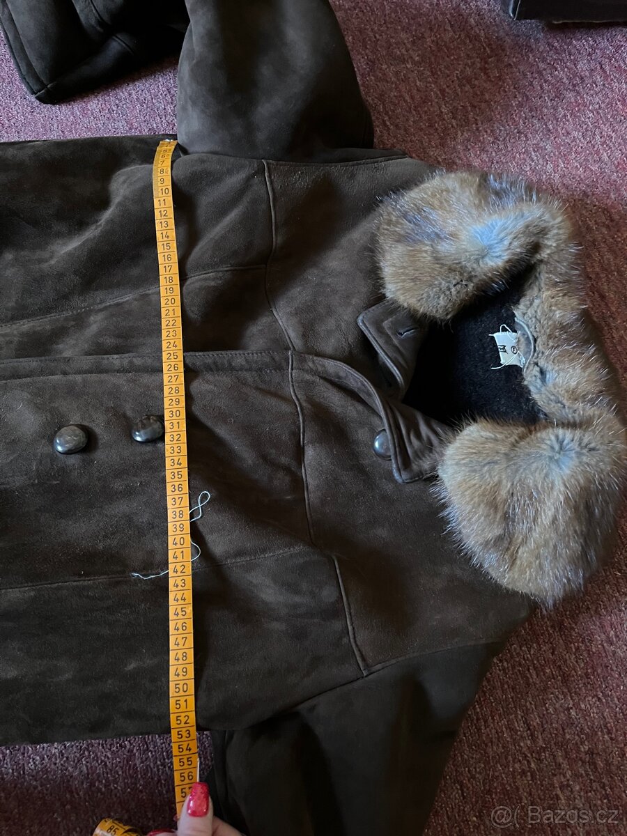 Damsky kozich velur brousena kuze - 6