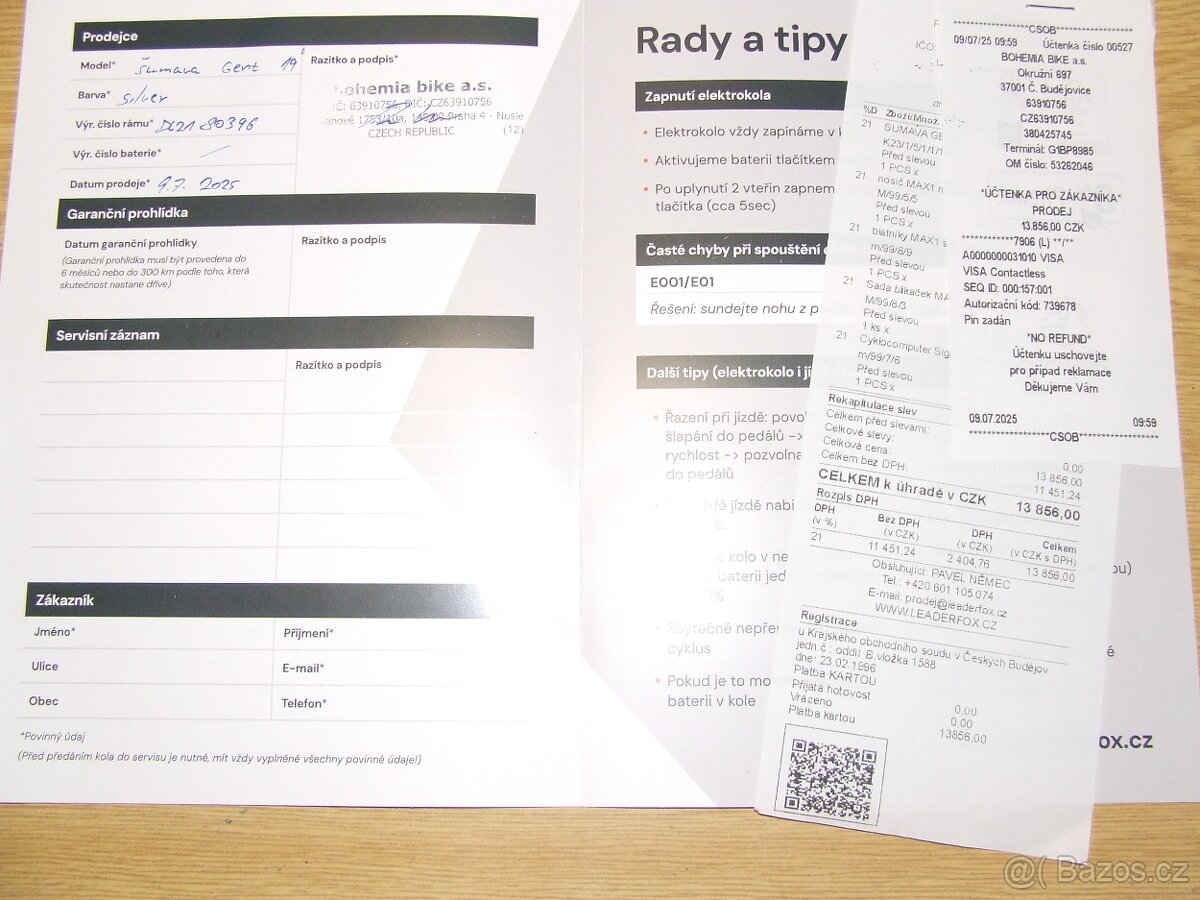 Horské kolo Ladder Fox -Šumava s doplňky treking. - 6