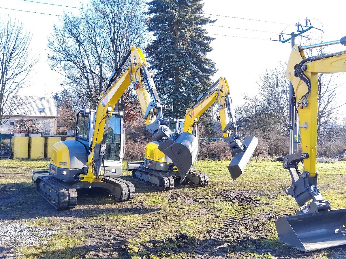 Pásový Bagr Wacker Neuson EZ50 Powertilt Klimatizace - 6