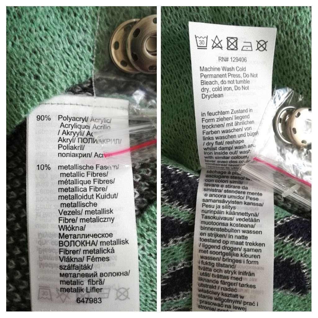 Úpletový dámský nový kabátek oversized vel.54 - 6