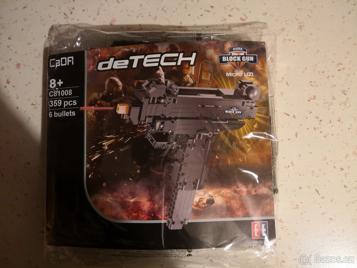 Stavebnice samopal UZI, kompatibilní s LEGO - 6