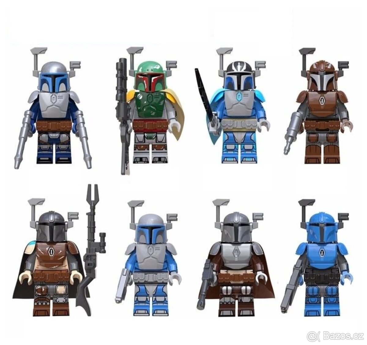 Rôzne figúrky Star Wars 1 (8ks) typ lego - nové - 6