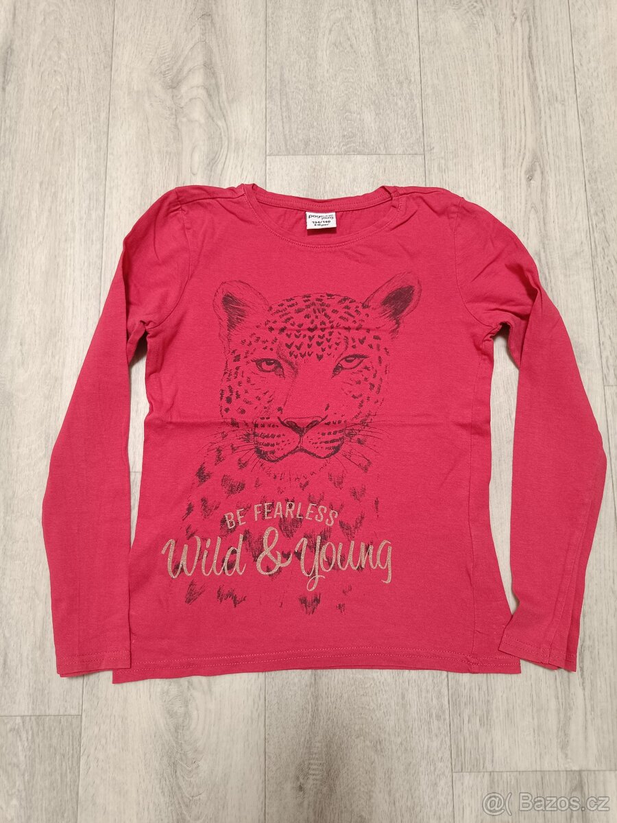 Různá trika s dlouhým rukávem vel. 134/140 - 6