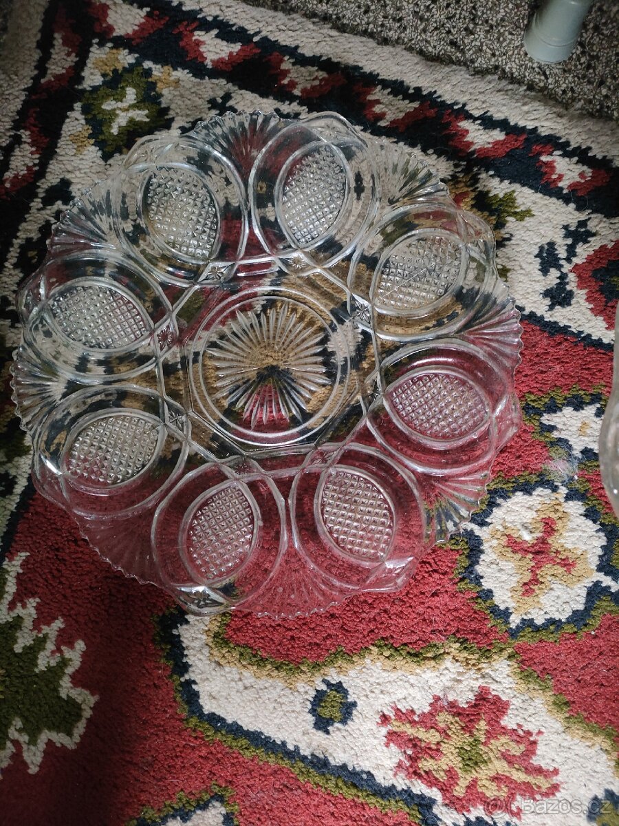 Skleněné misky,tácy - 6