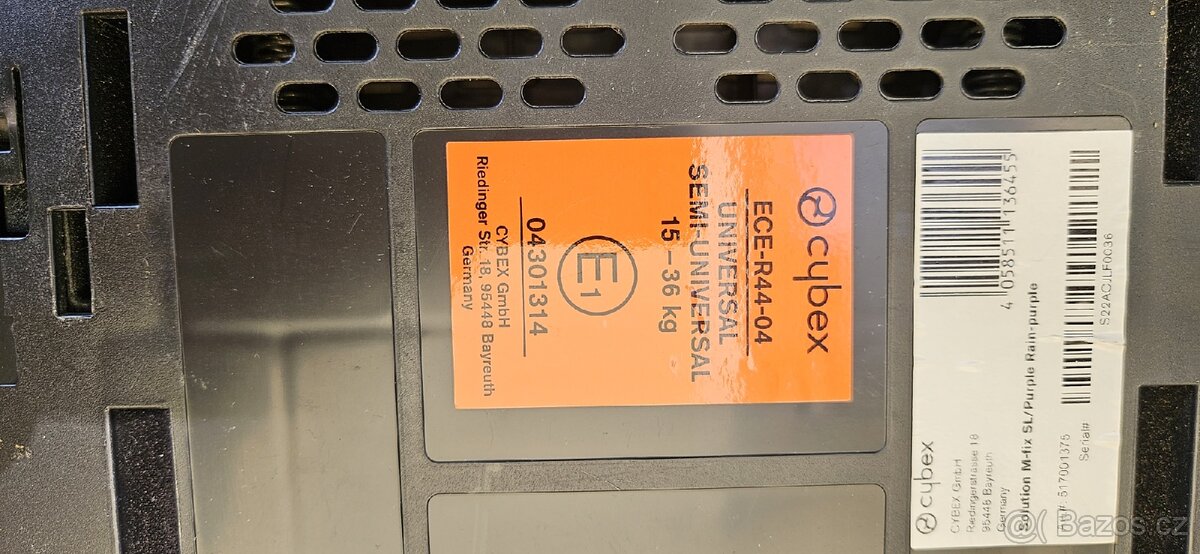 Autosedačka CYBEX Solution - purple rain - 6