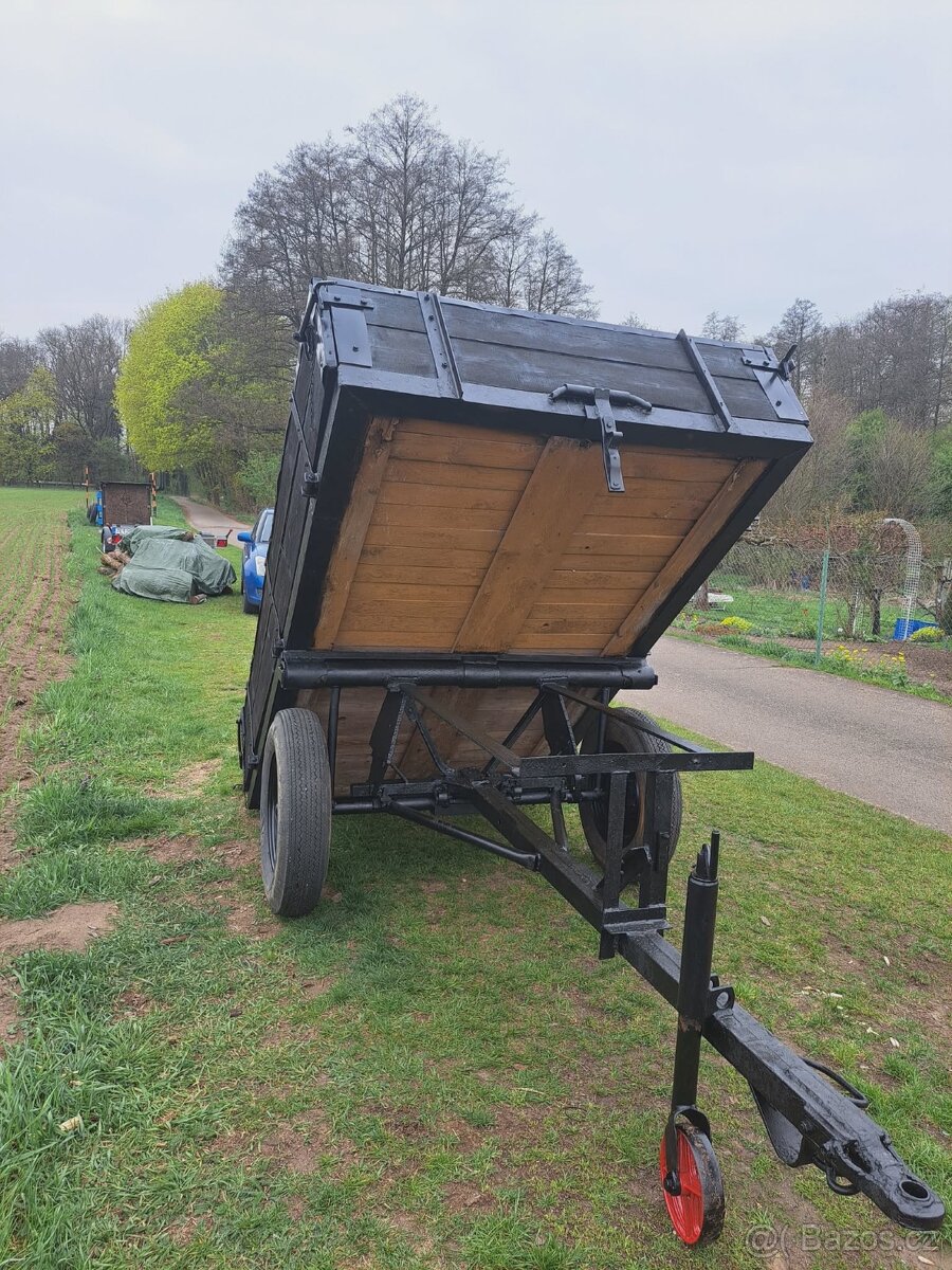 Vlek za traktor 160x250cm, sklopná vlečka - 6