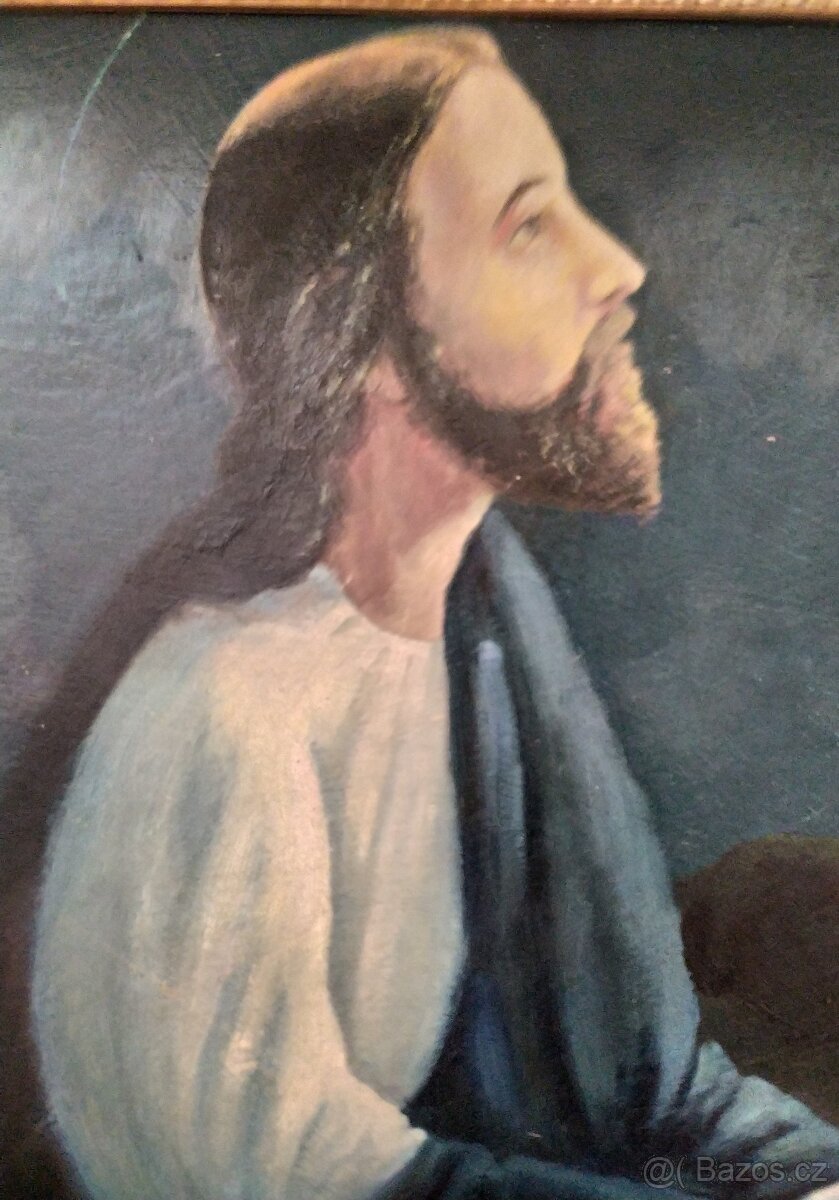 Nabízím sakrální obrazy ve větších zdobných rámech - 6