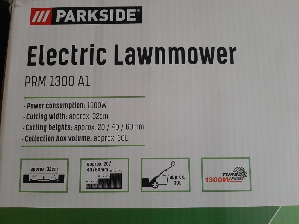 Elektrická zahradní sekačka na trávu Parkside PRM A1, nová - 6