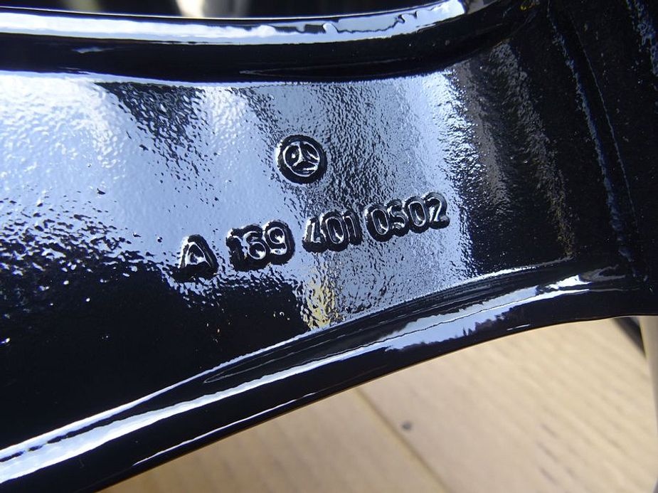 Alu disky origo černý Mercedes, 17", 5x112, ET 54, šířka 7J - 6