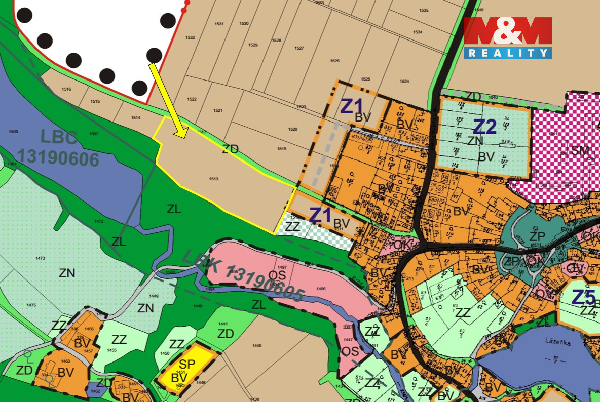 Prodej pole, 19072 m², Bratčice - 6