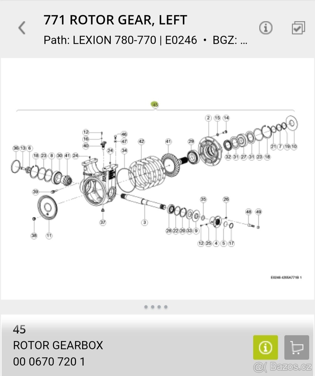 Claas rotorove prevodovky - 6