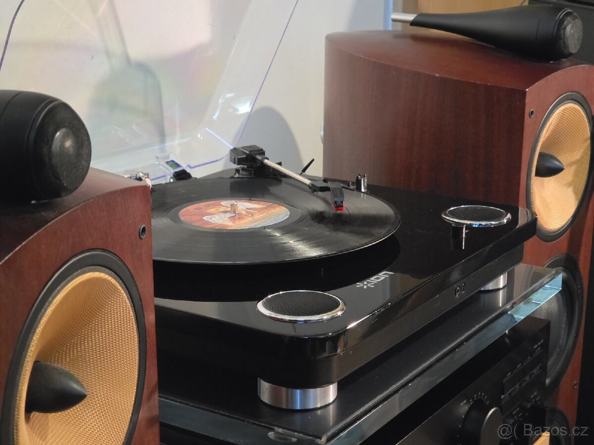 50%sleva Gramofon ION s repráčkama, top stav - 6
