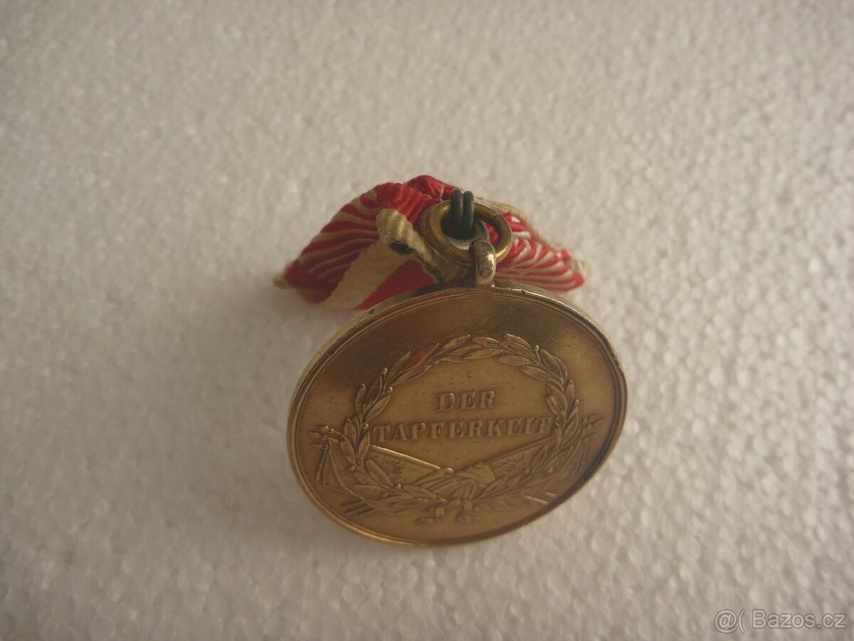 RU velká zlatá medaile statečnost Tapferkeit FJI 1914 WW - 6