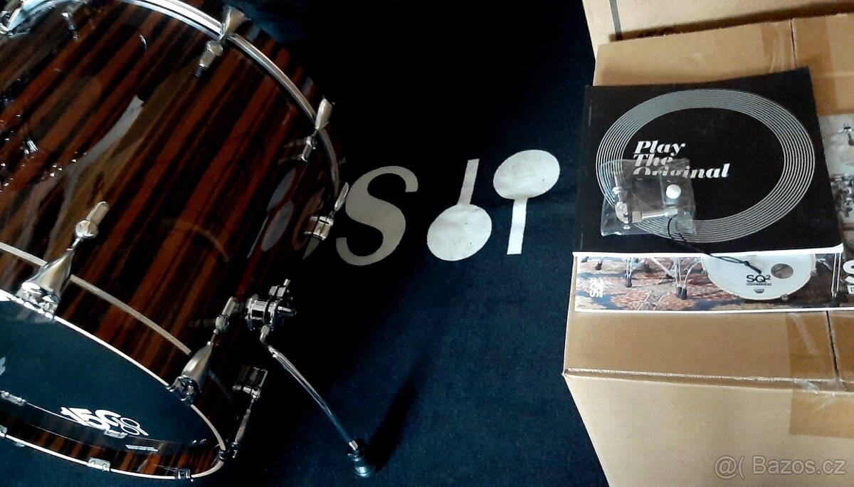 Prodám nové bicí Sonor AQ2- Ebony 150, limitovaná edice - 6