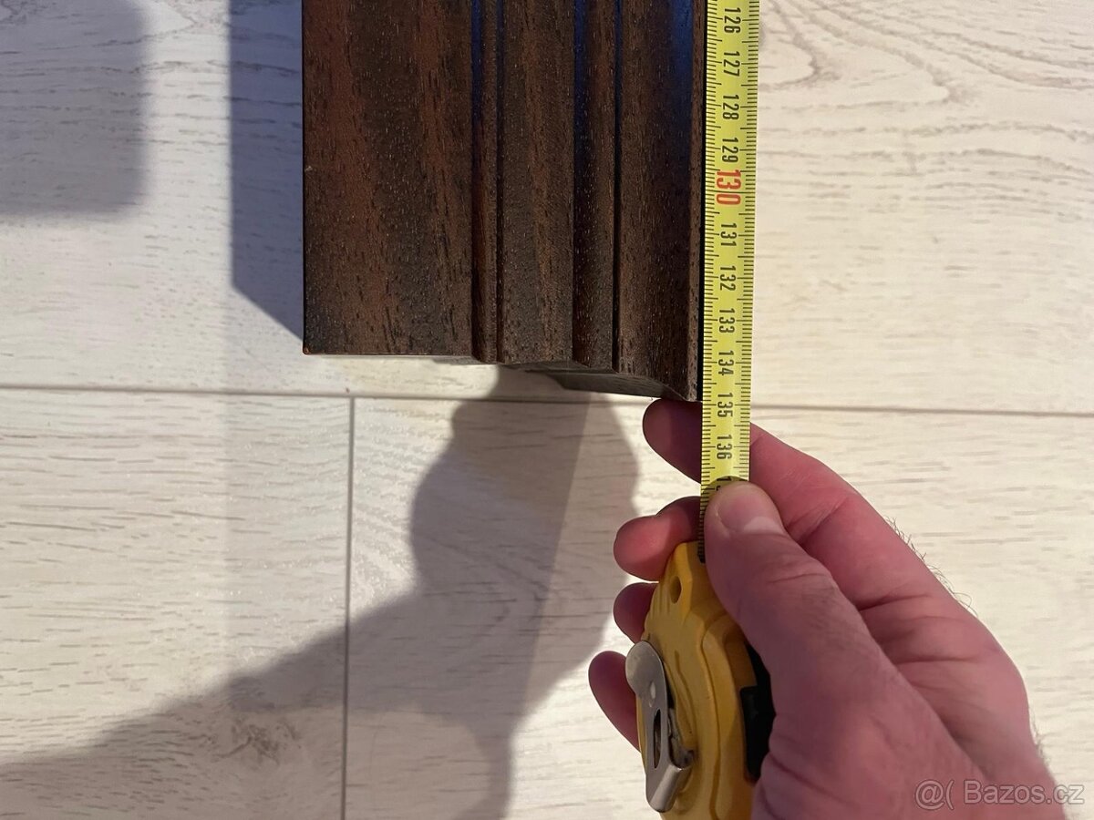 garnýž - dřevěná, 2 kolejnice s žabkami - 6