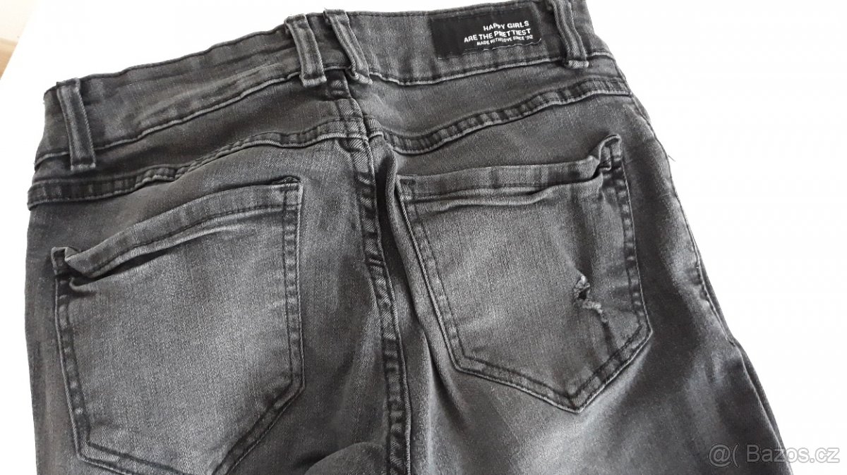 Dívčí džíny/rifle vel. 27, triko dlouhý rukáv - 6