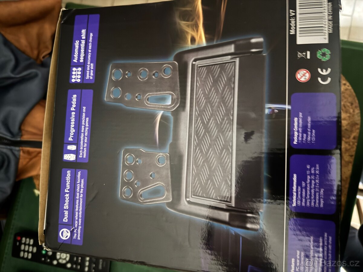 Herní volant + pedály - 6