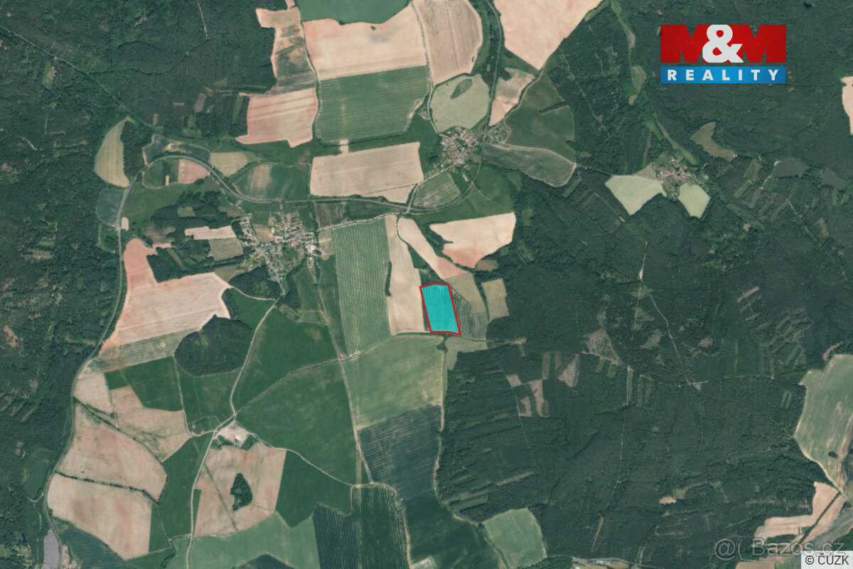 Prodej pole, 62047 m², Velečín - 6