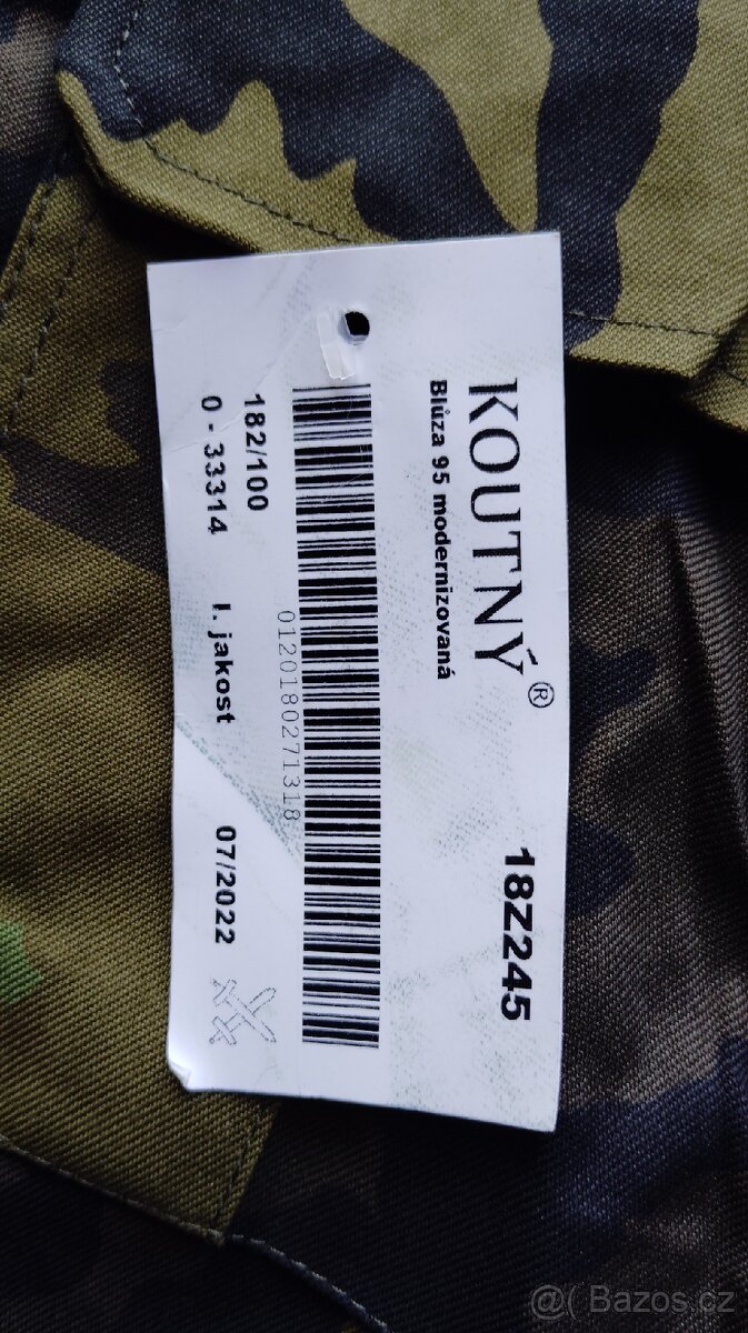 Maskáče vz. 95, kalhoty, bluzy - 6