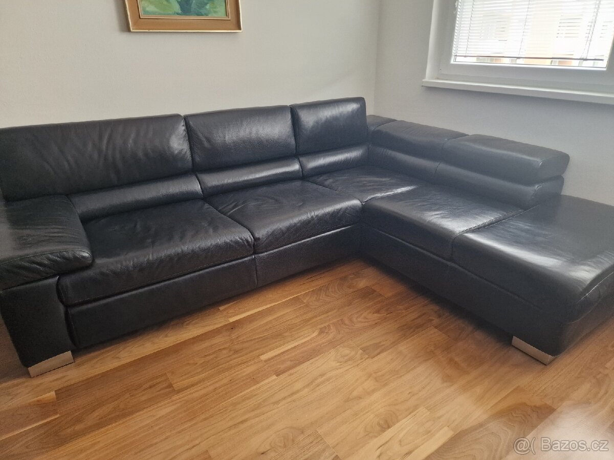 Prodám koženou sedačku - 6