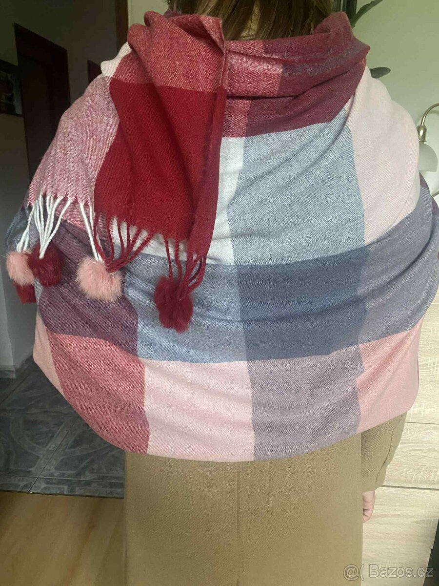 Velké nové italské kašmírové plédy - 6