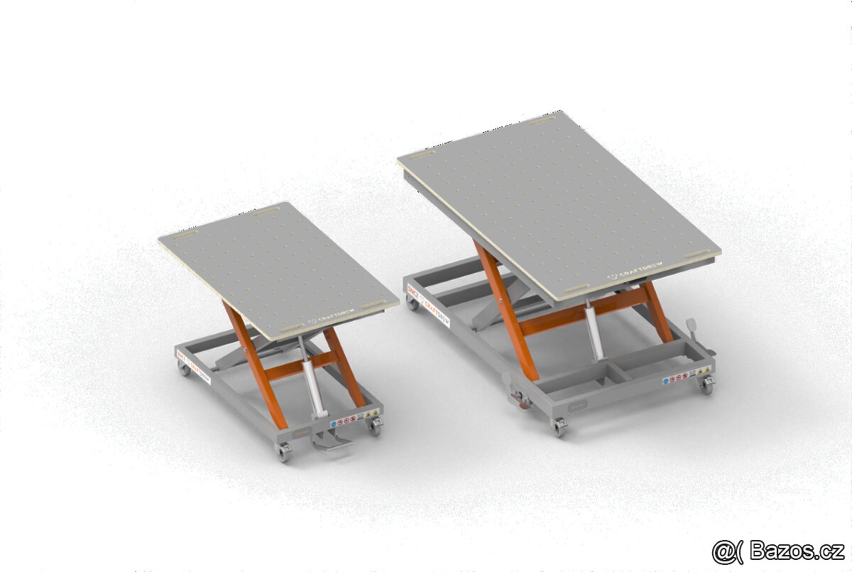 manipulační vozík, nůžkový stůl, pracovní stůl - 6
