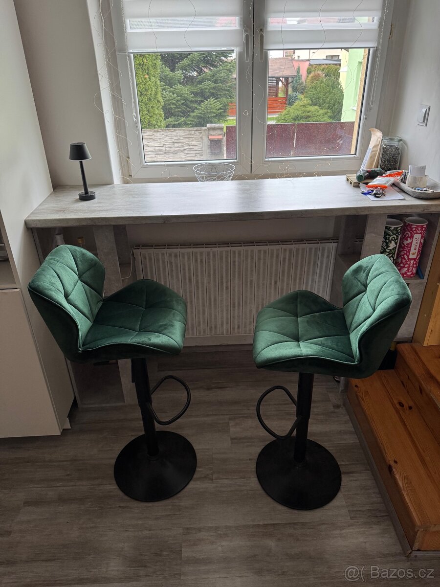 Barová židle - dva kusy - 6