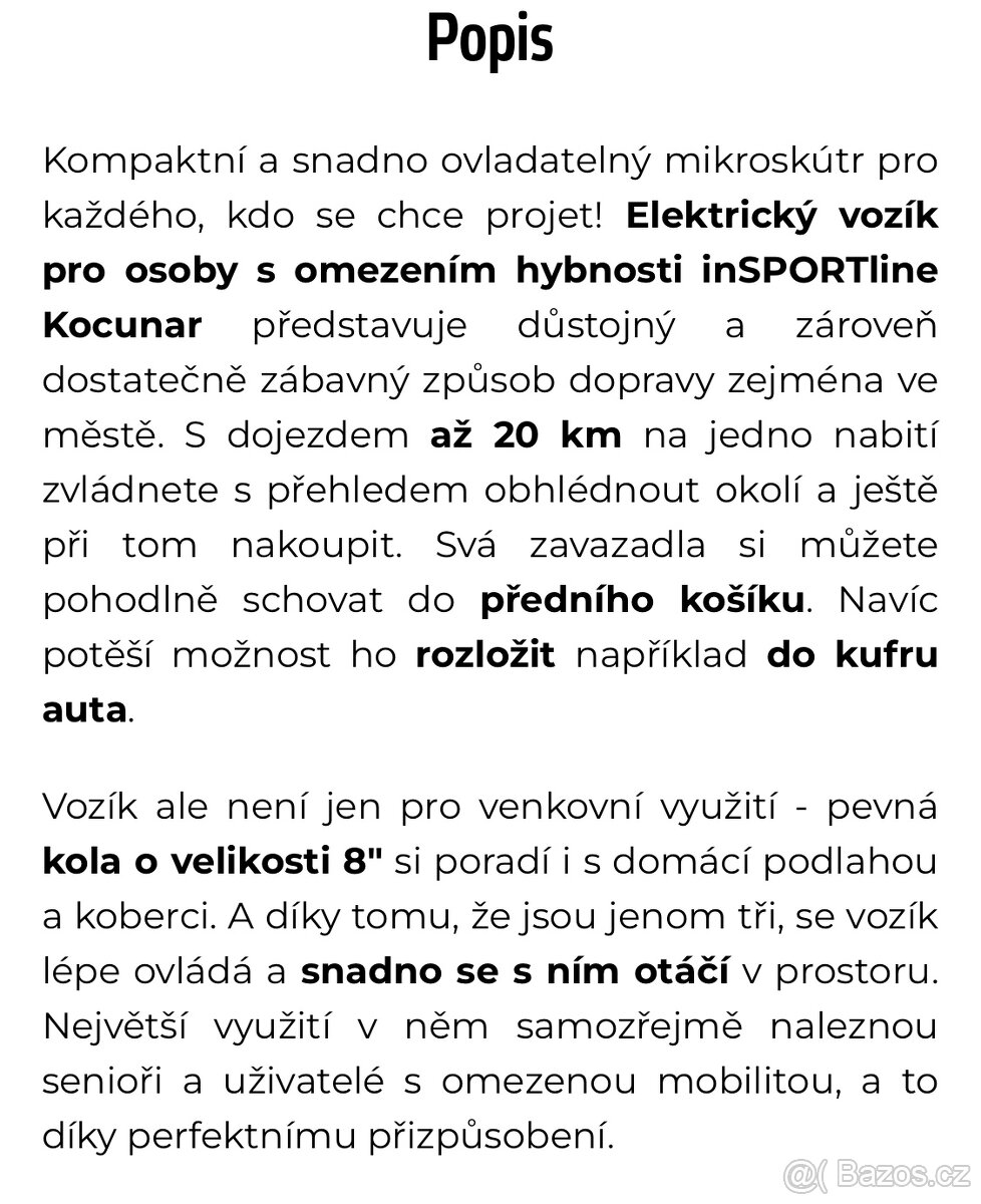 Elektrotrikolka pro seniory - 6