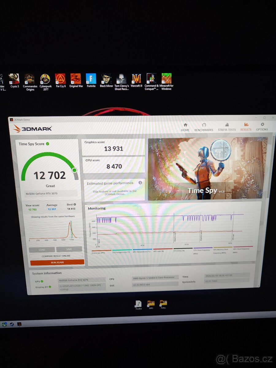 Asus RTX 3070 8Gb - 6