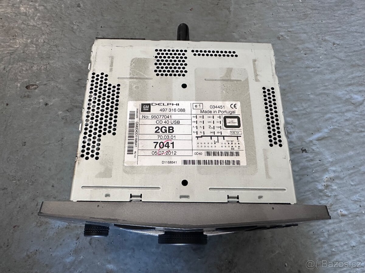 Autorádio originál Opel Cd 40 USB - 6