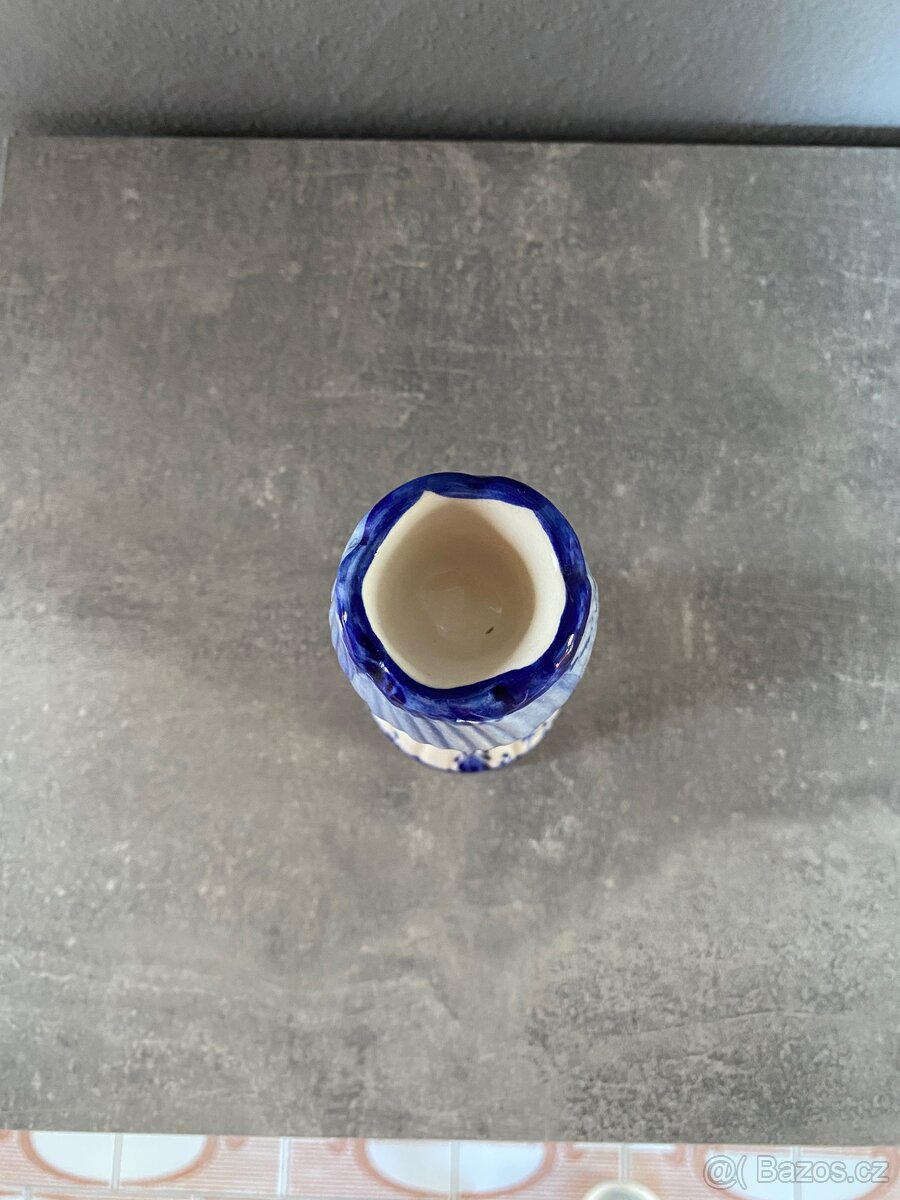 Holandský ručně malovaný svícen – Delft Blue - 6