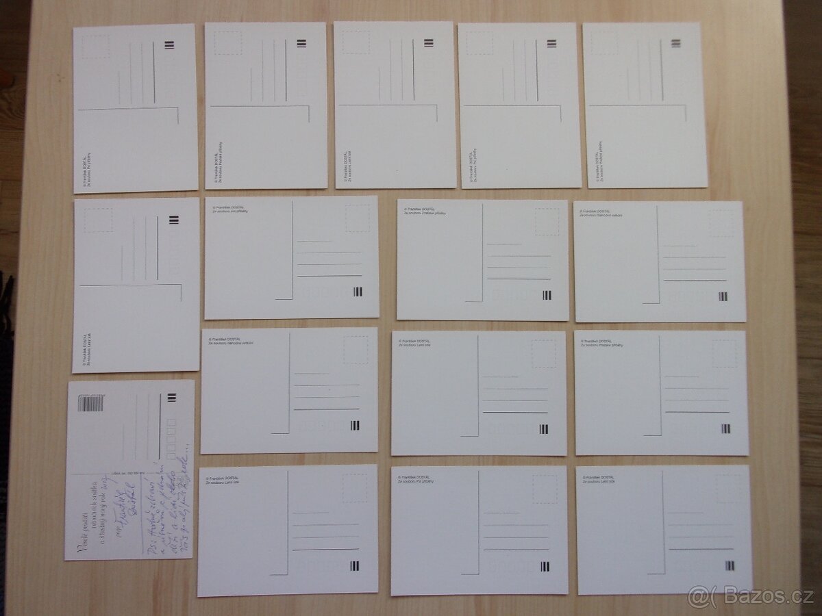 15x POHLEDNICE FRANTIŠEK DOSTÁL + 1x s podpisem - 6