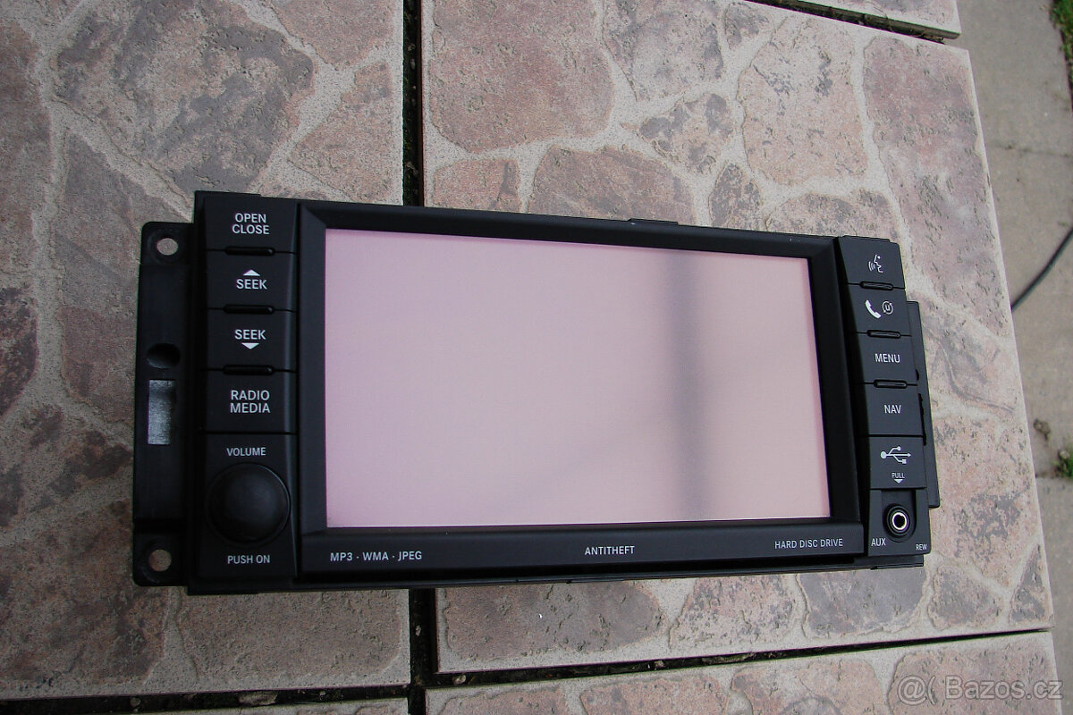 Jeep, Chrysler Rádio NAVI system NTG4 REW - porucha - 6
