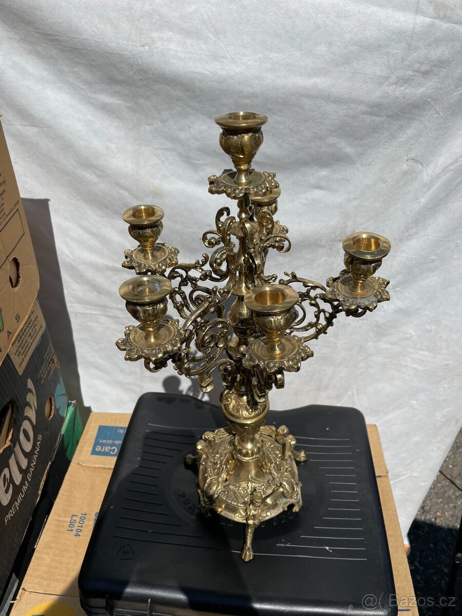 Mosazný svícen - 6