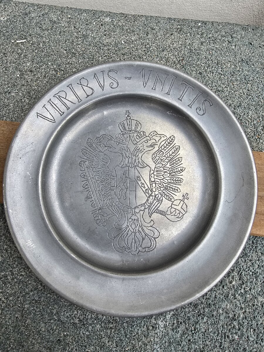 KRASNY PATRIOTICKY TALIŘ S ORLICÍ RAKOUSKO UHERSKO - 6