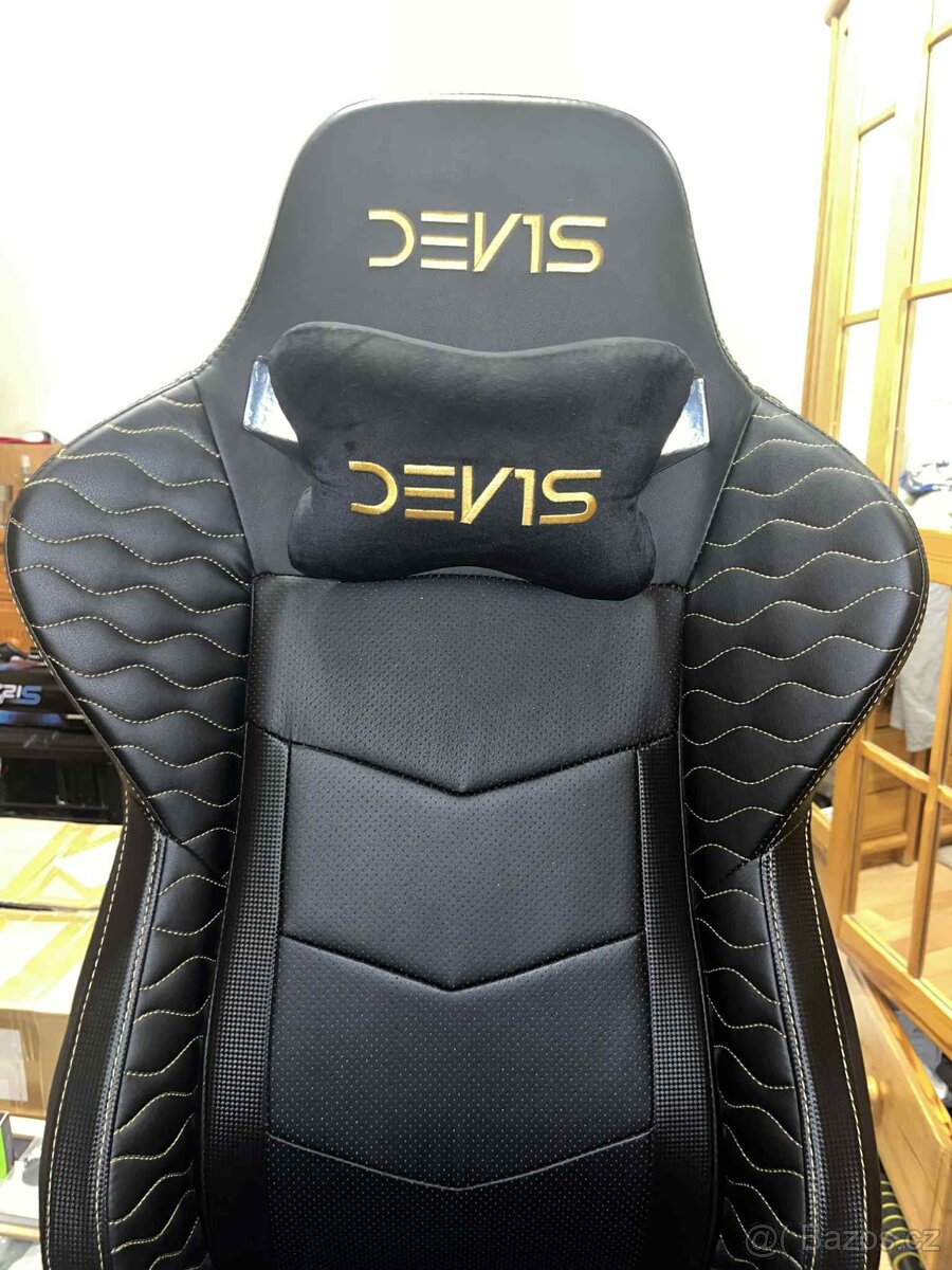 Herní stolička DEV1S BLACK - 6