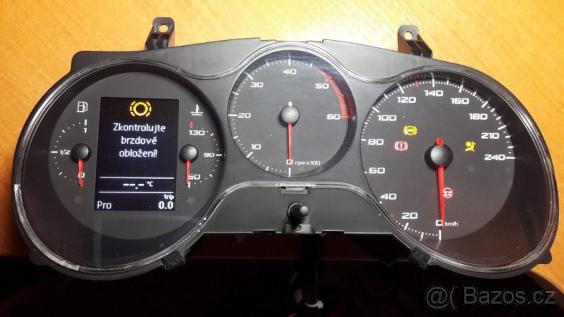 Budíky Seat Altea / Toledo, maxidot, 1P0920853D, 0km - 6