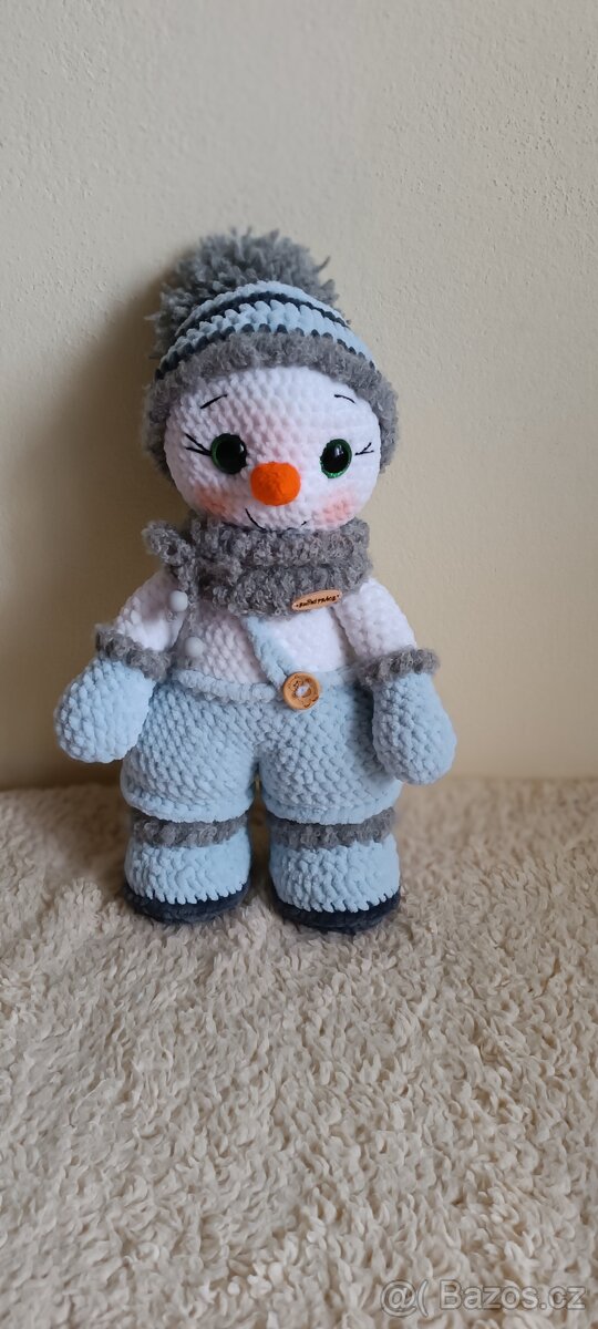 Háčkovaný sněhulák - 6