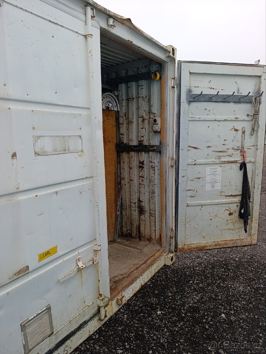 Lodní/skladový kontejner s regály ALBINA 3m - 6