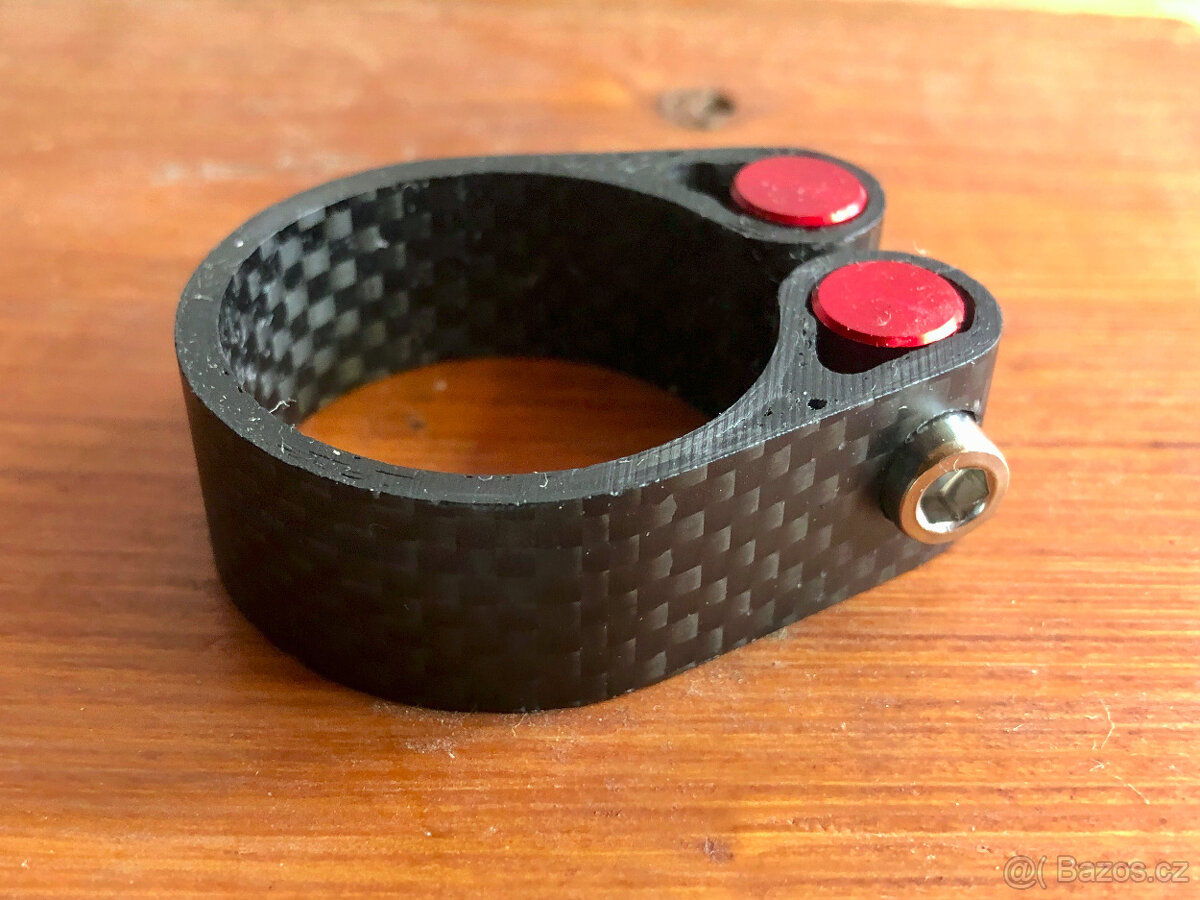 Karbonová objímka sedlové trubky 34.9 mm pro sedlovku 30.9 m - 6