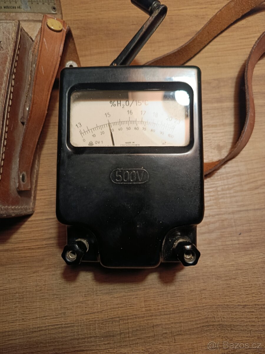 Analogový vlhkoměr dřeva – Czechoslovakia - 6