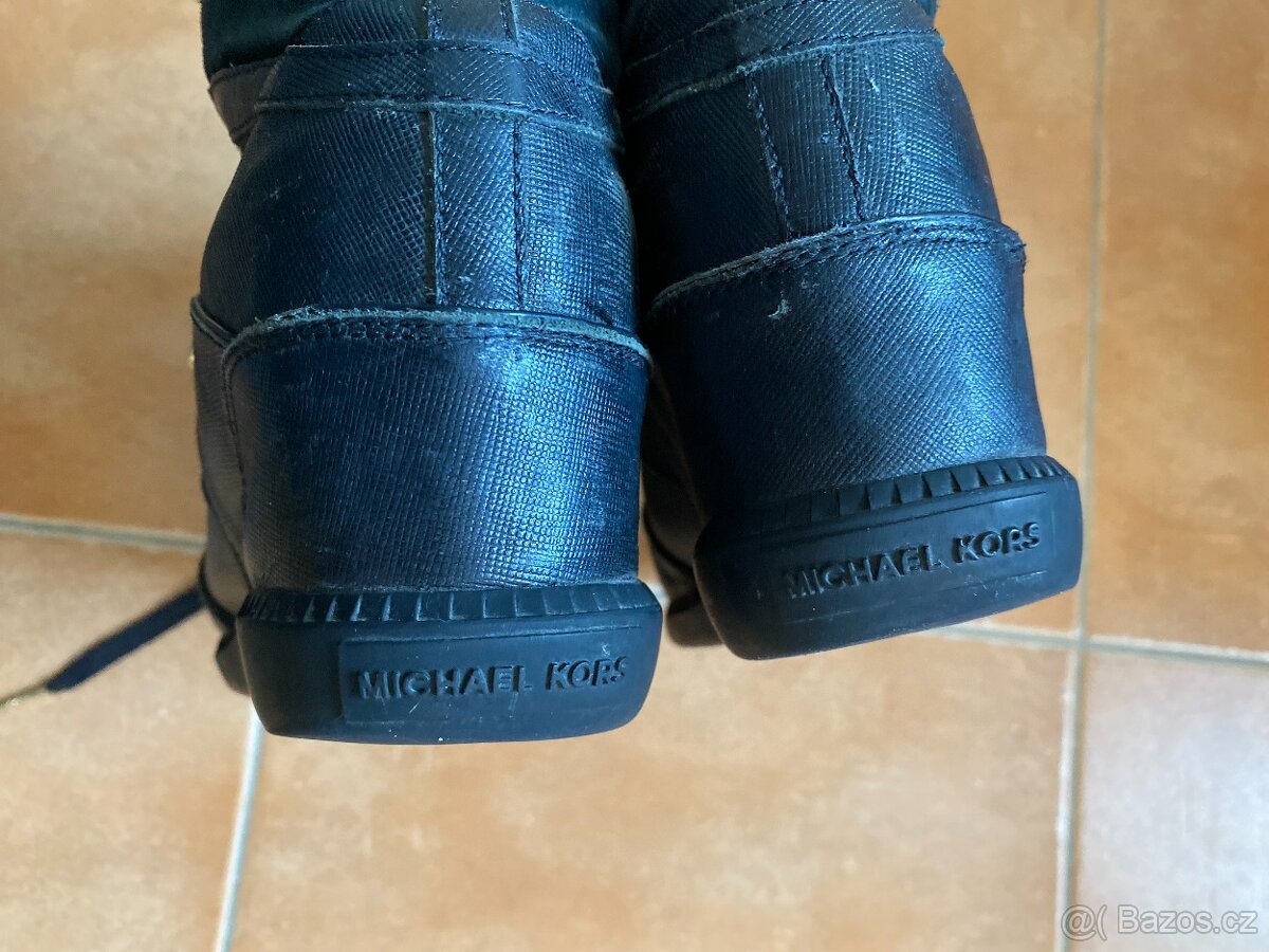 Kotníkové boty Michael Kors na klínku vel. 38 - 6