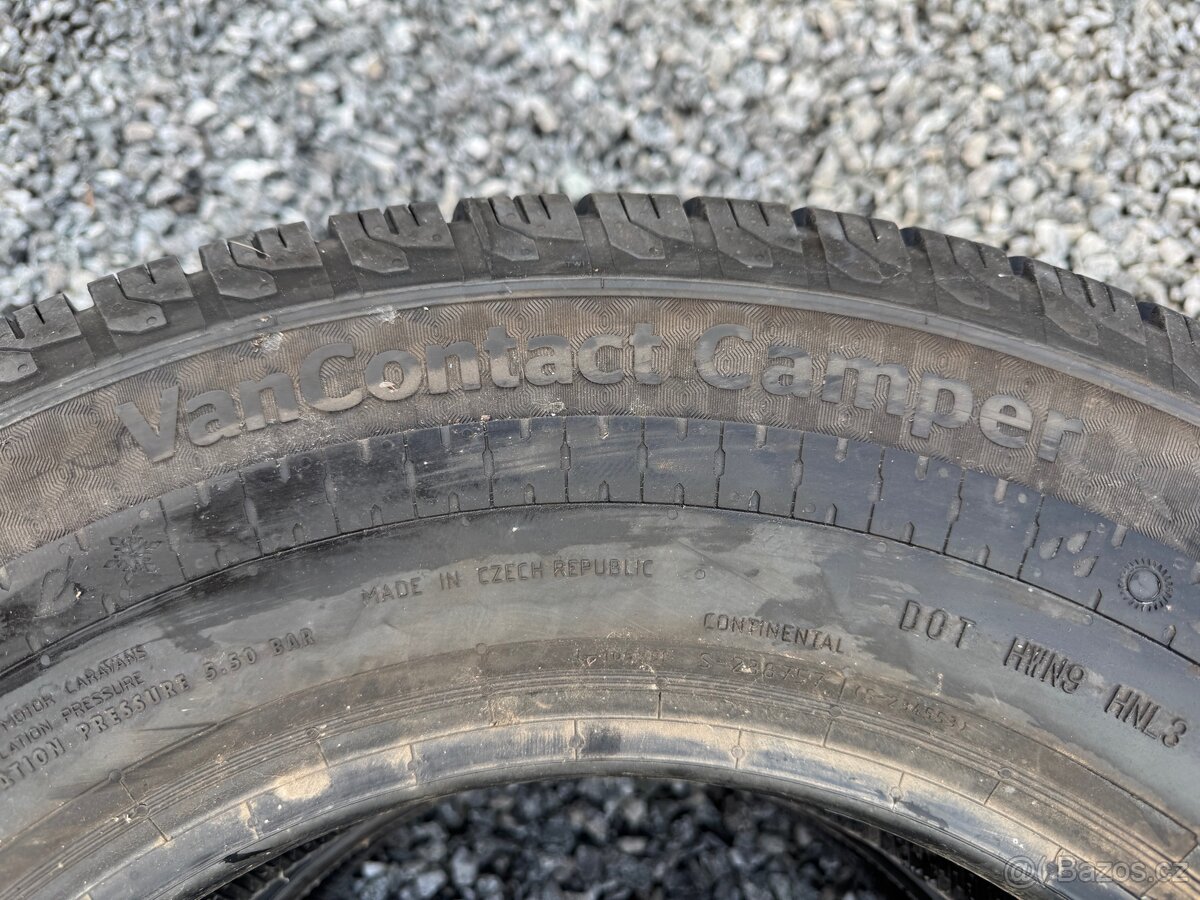 2 ks Pneu 225/75 R16 Continental C VanContact Camper - 6