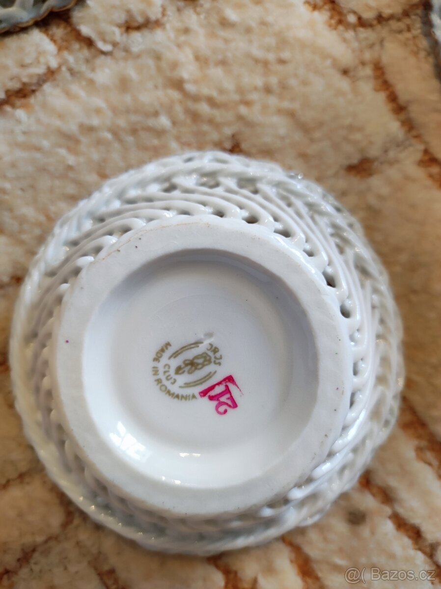 Starožitná porcelánová miska 3ks - 6