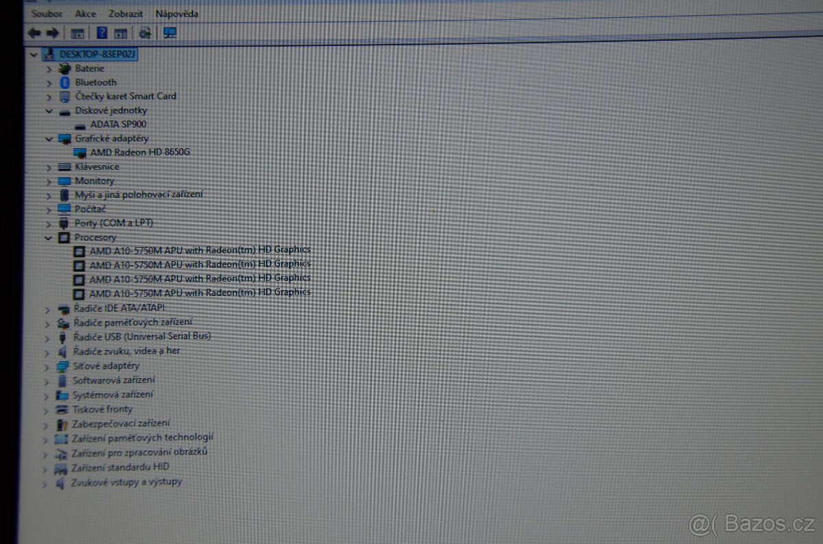 HP Probook 645 A10/12GB/SSD 120GB/záruka - 6