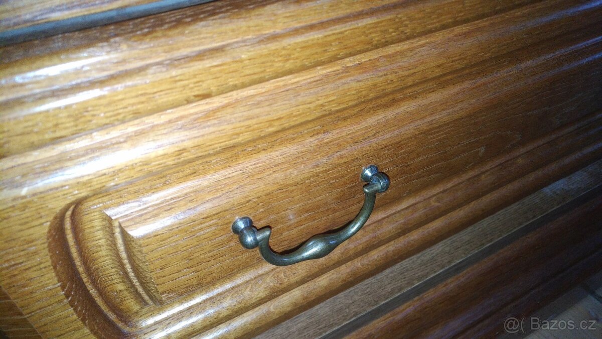 Televizní stolek Masiv Buk - 6